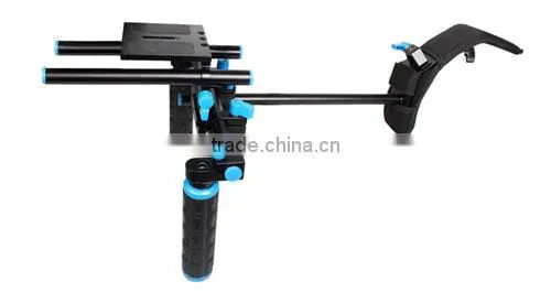 Commlite Standard Quick-release Plate Video Rig Video Bracket with Should Pad