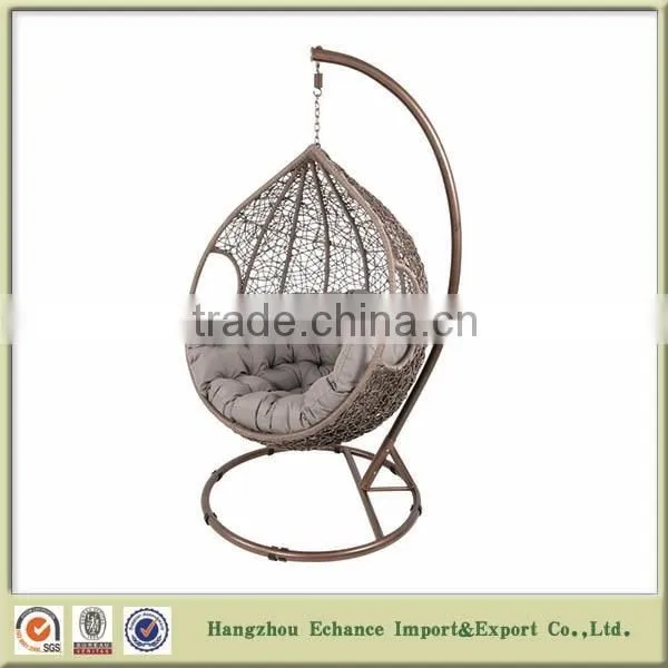Rattan hammock chair/Egg shape hanging cocoon chair for garden or patio time-FN4118