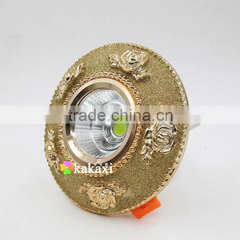 2016 New European LED Spotlight COB 3W 5w LED Downlight Ceiling Light