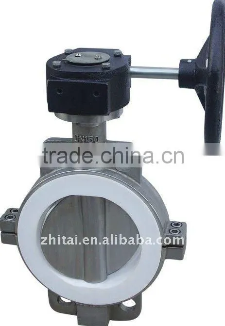 stainless steel, wcb, wafer, flange pneumatic butterfly valve