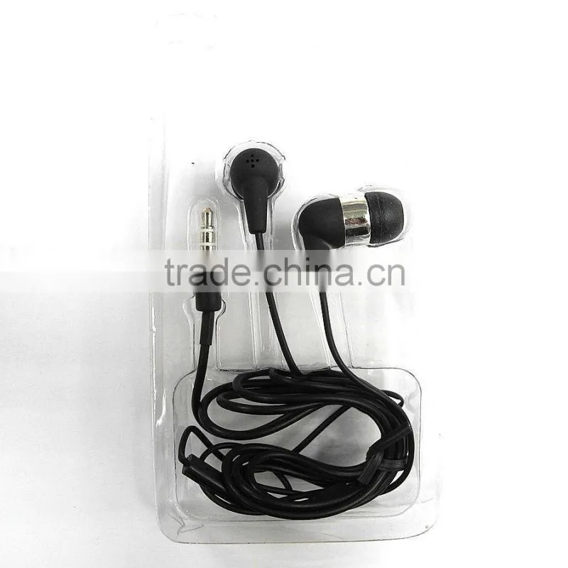 Promotional Cheap Price Stereo mobile earphone for samsung with Mic