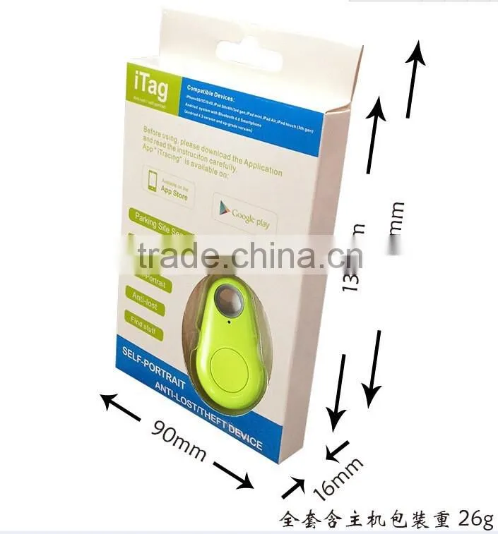 2016 newest Hot Design Small wireless key finder Wireless Bluetooth 4.0 Anti Lost Alarm Tracker Key Finder