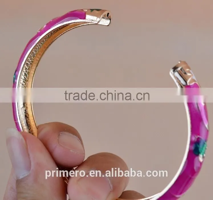 Wholesale Flower Enamel Assorted Colored Cloisonne Bracelet &Bangle
