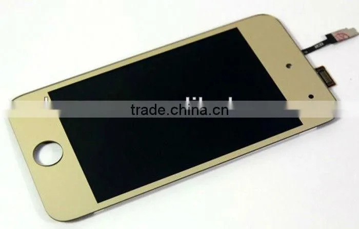 New arrivals top quality 3.5 IPS mobile phone LCD front digitizer for ipod touch 4 color screen replacement