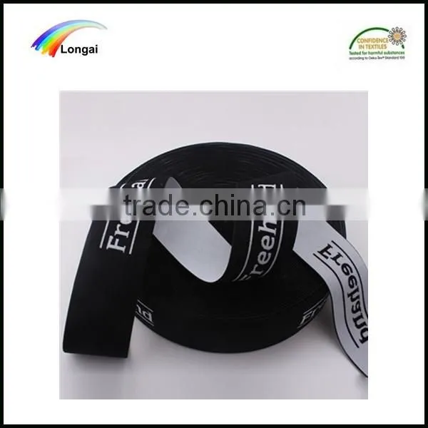 Free samples garment jacquard polyester elastic webbing band belt