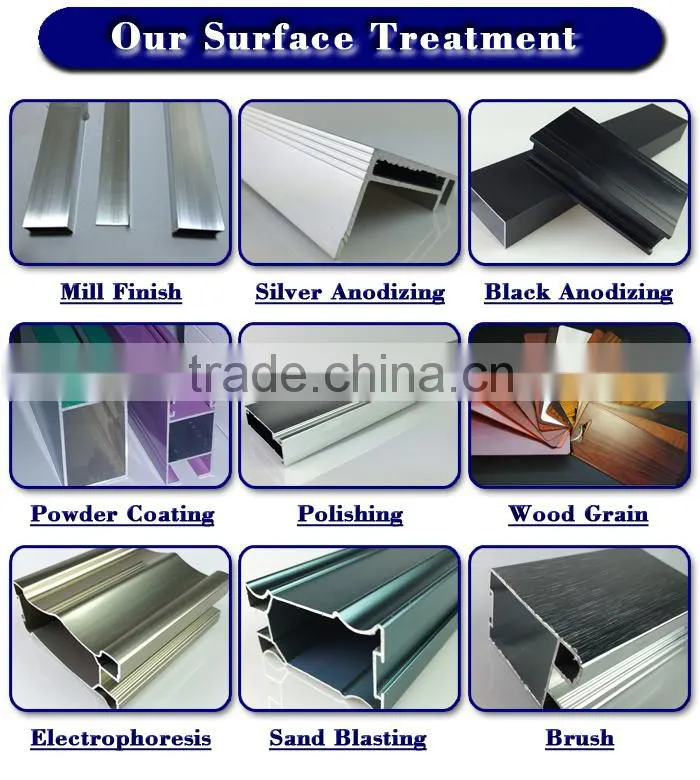High Quality Electrophoretic Wood Grain Greenhouse Aluminum Profile