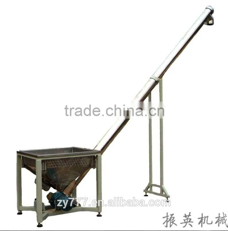 High efficiency inclined screw spiral elevator