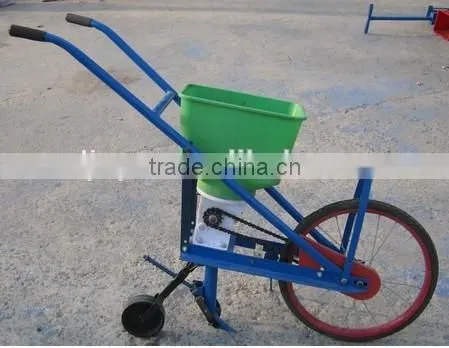 Hand corn seeder in planters