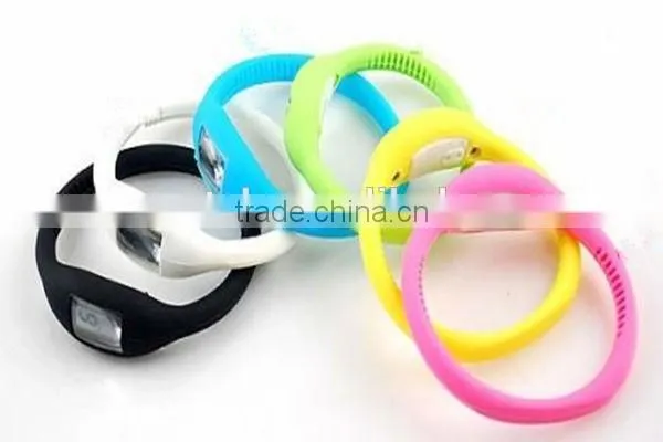 Promotional Cheap ion silicone jelly digital watch wholesale