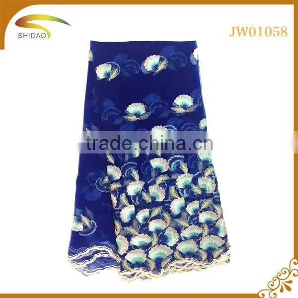 NG06007 Customers wholesale African glitter lace for garment wedding dress making fabric