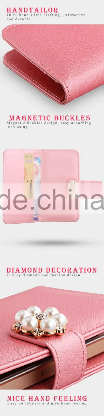Hot Selling Best Price wallet card holder Universal Leather Case