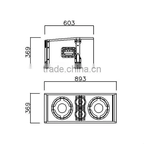 Dual 12 Inch Line Array Speaker Module-LA Series