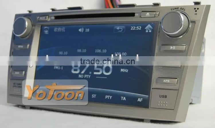 Yotoon Manufacture Newest 7 Inch Car GPS DVD System AV Multimedia Navigation Special Use for CAMRY