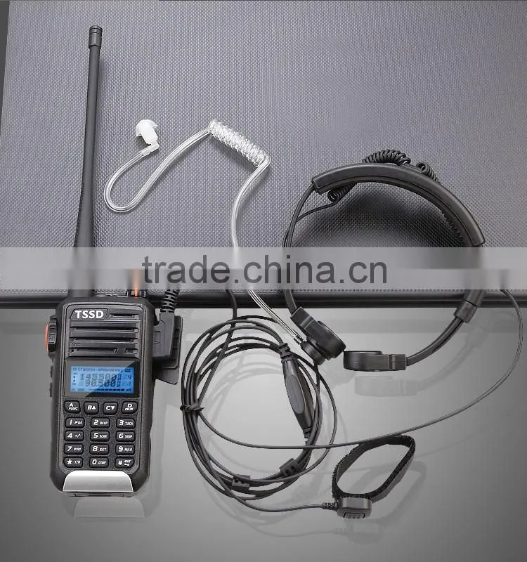 Replaceable Two Way Radio Earphone Clear Voice Throat Control Earpiece