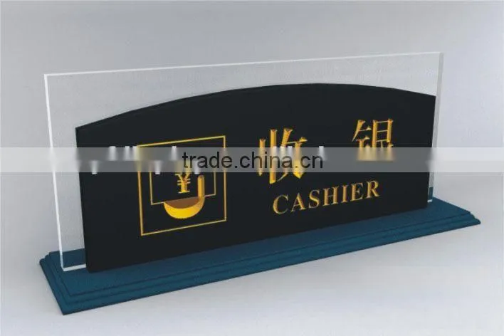 wholesale acrylic office bank notice board design