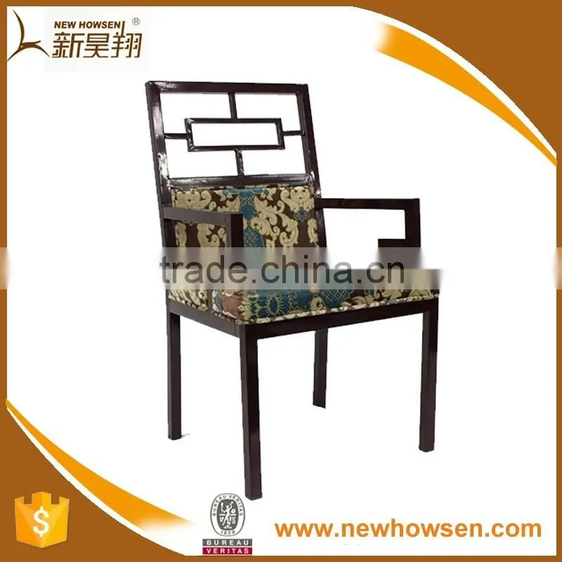 Customized Vintage Style Metal Frame Antique Metal Chair
