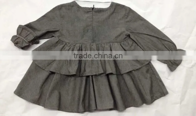 Persnickety baby girls 100% cotton ruffle tops with tank sleeves