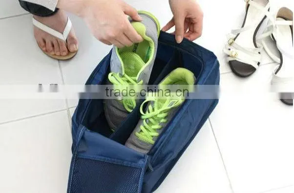 Foldable shoes bag and box in luggage for travelling