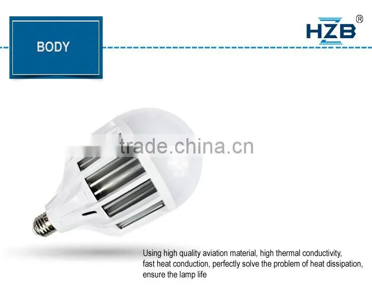 80W Led E40 Aluminum Housing Bulb High Lumen High Bay Light With 2 Years Warranty