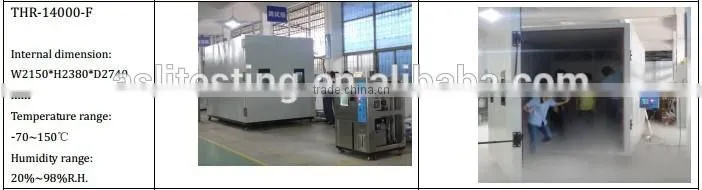 Temperature humidity environmental test chamber