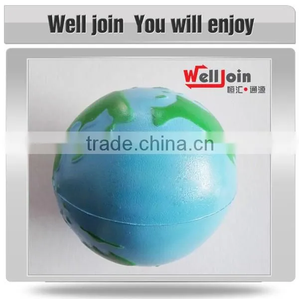 Earth shape custom colored anti stress relief ball