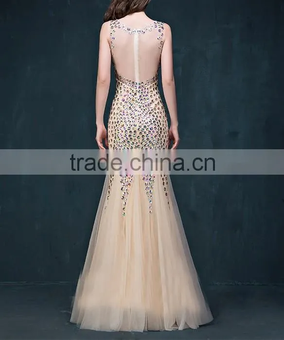 Latest Design Fashion Plus-Size sequin mermaid prom dress