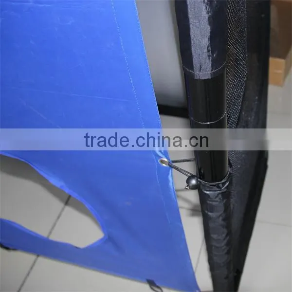 Portable shooting target metal frame football soccer goal