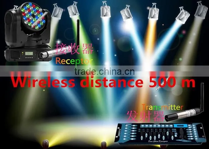Cheap Price Good Quality 2.4Ghz wireless DM Controller,1Pcs transmitters+6Pcs Receiver DM wireless Controller wireless dm