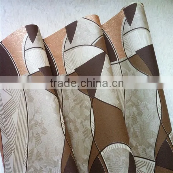 3d style wall paper brown