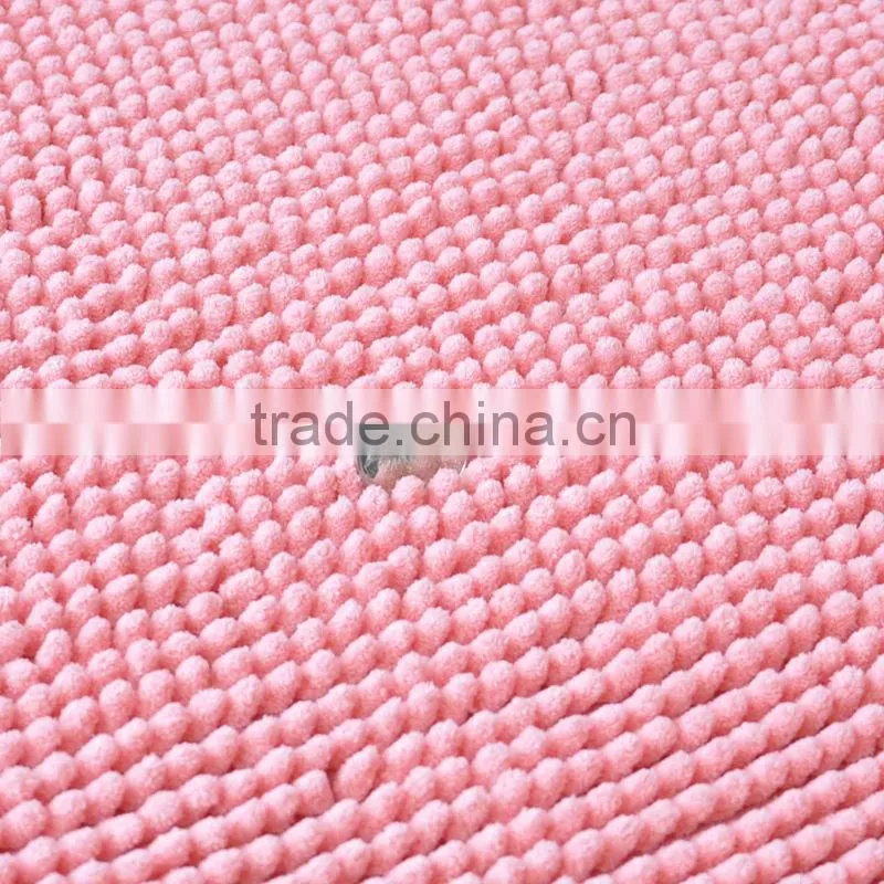 door mat short pile chenille mat with anti slip base