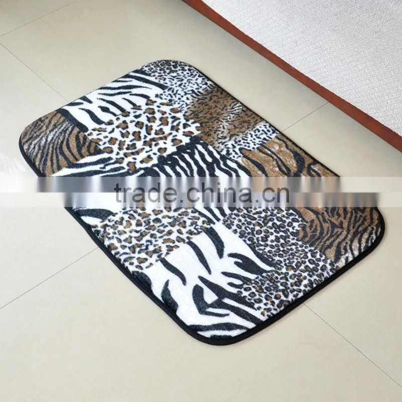 animal print leopard print room mat door mat