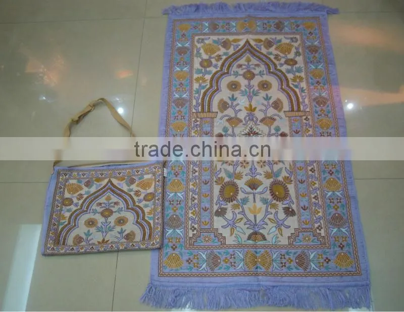 Muslim prayer rugs with bag Hajj gift rug carpet