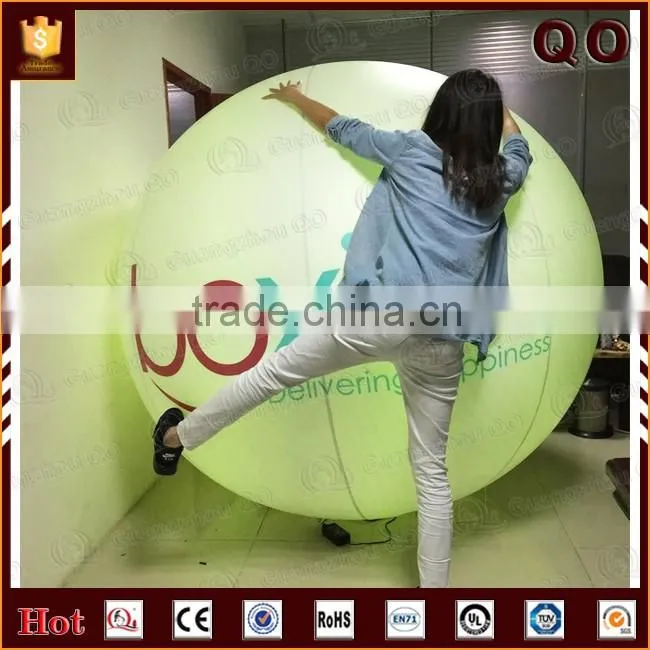 China cheapest color customized helium ball inflatable light balloon