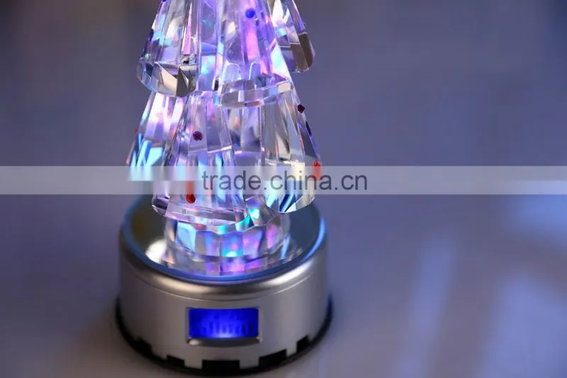 hot sale beautiful colorful crystal Christmas tree