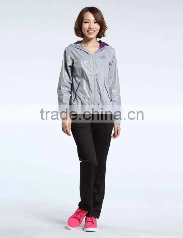 Fashion womens reversible windbreaker