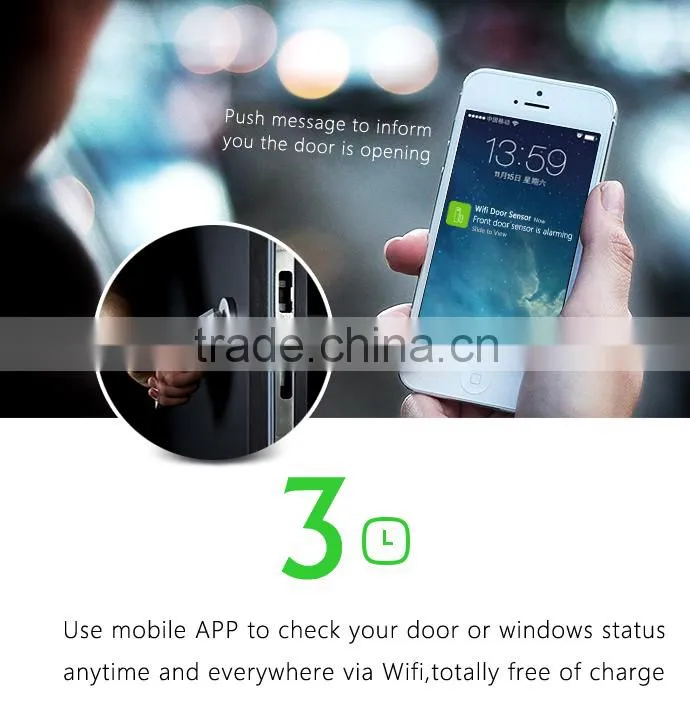 New Wifi smart door/windown cantact ! WiFI door/windown sensor with independent utility