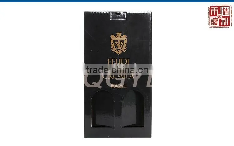 manufacturer custom wine glass cardboard gift box