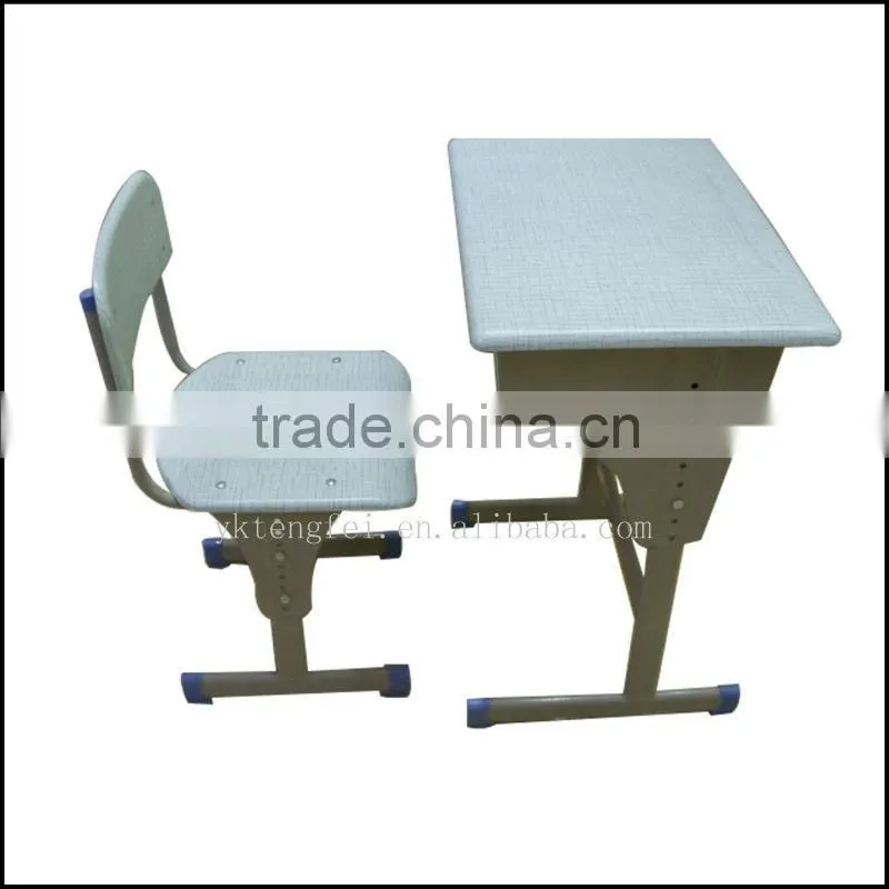 High quality cheap price school single desks and chairs