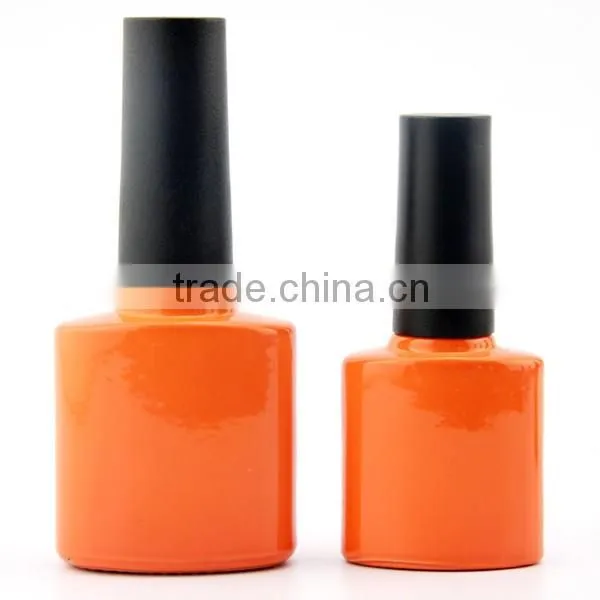 hot colors sale empty uv gel nail polish glass bottle/container uv