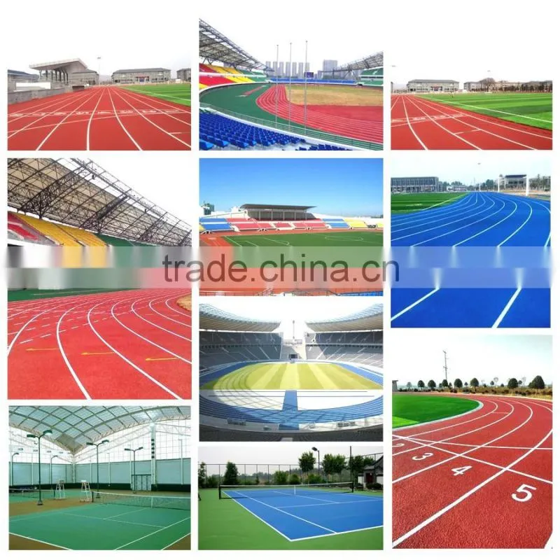 stadium 8lanes high school running athletic track tartan track