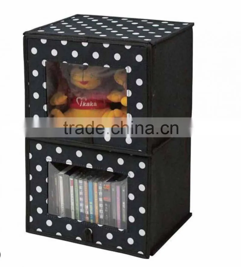 Fashion big folding fabric wall hanging storage organizer for wholesale