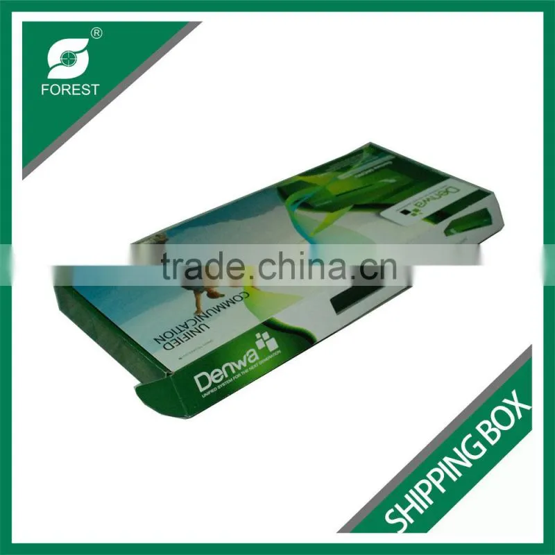 CUSTOMIZED MADE SHIPPING BOX WITH HANDLE FOR ELECTRNICS CORRUGATED BOX FOR COMPUTER PARTS