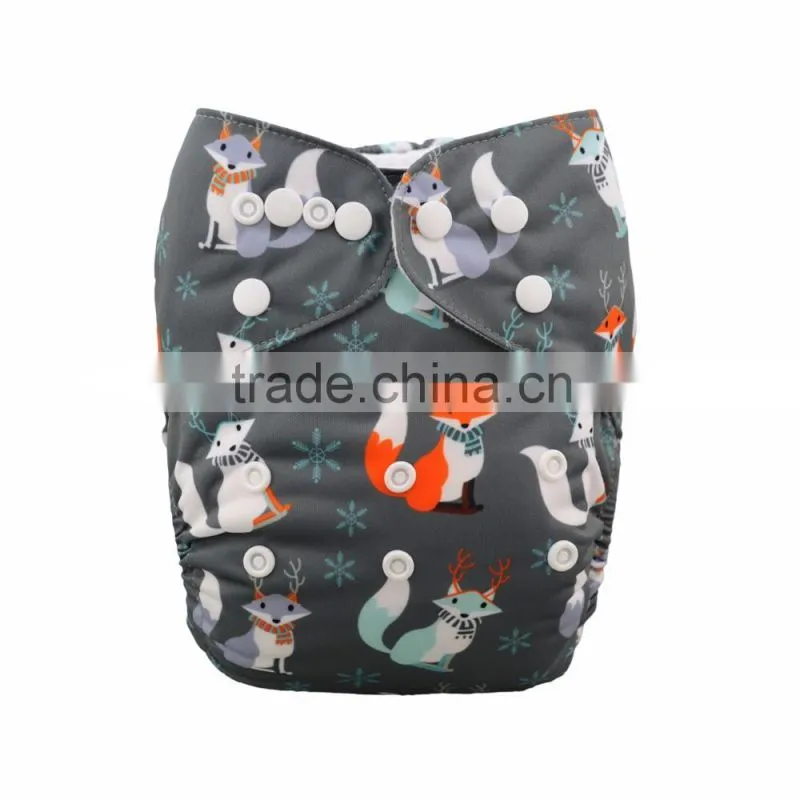 2016 Alva New Pattern Reusable Cloth Baby Diapers Wholesale Cloth Diaper