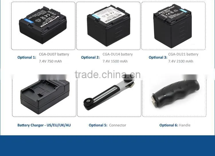 Small size 72pcs leds video light for mobilephone or camera with battery