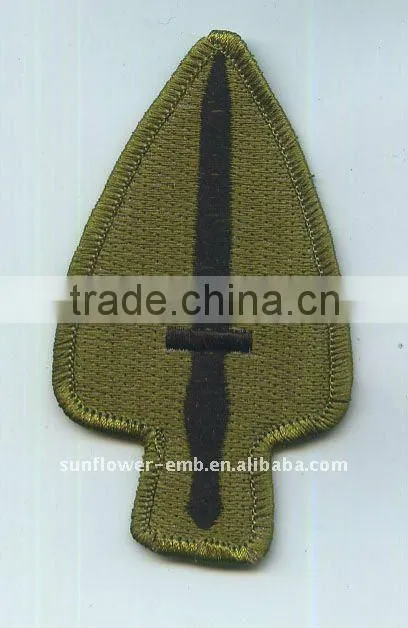 Embroidery sport patch