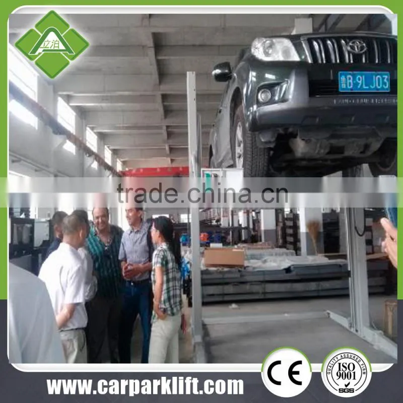 smart mechanical two column car lift parking system with CE approve