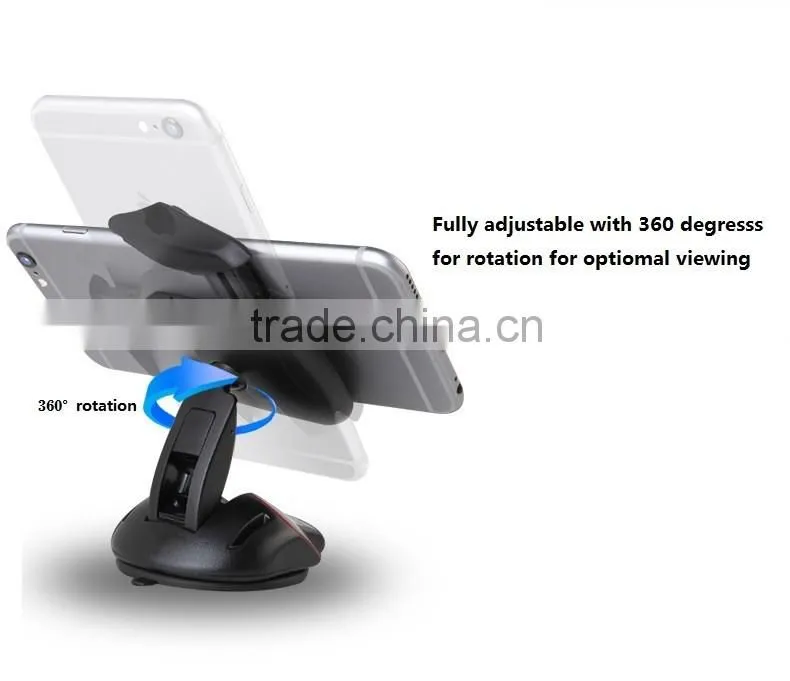 Universal designed sucition cup dashboard phone car holder