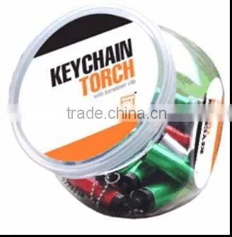 Aluminum key chain flashlight torch