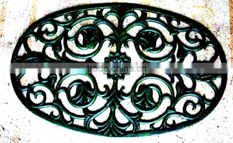 cast iron decorative metal doormat