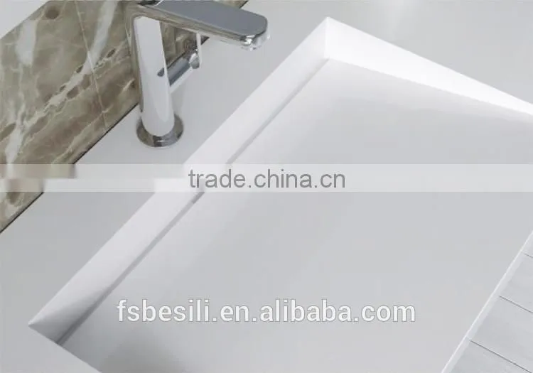 Solid surface sink stone
